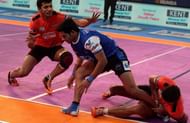On a day when U Mumba's defence was awful, Kuldeep got 6 tackle point from 5 attempts